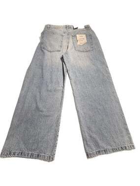 Cotton On Super Baggy Jean Breeze Blue Worn Size 34